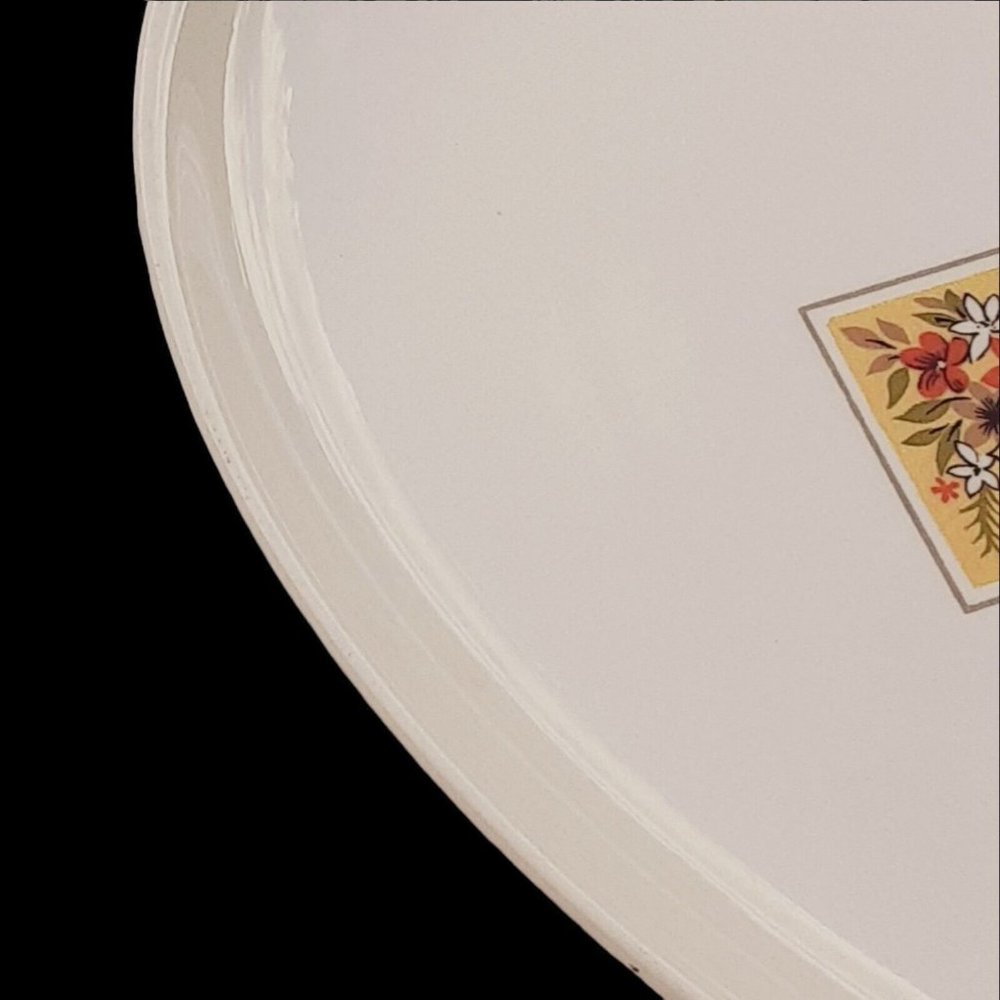 Taylor Smith Taylor Brocatelle Ever Yours Platter Apple Blossom Fall Dinnerware - Picture 5 of 11